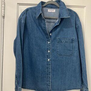 Parke Lightweight Denim Button Down